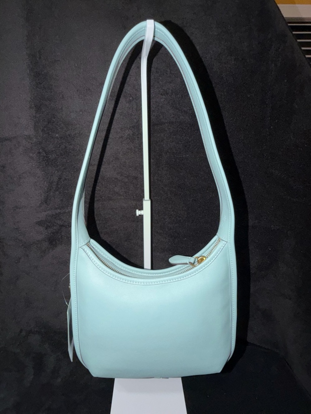 Women’s Light Blue Shoulder Bag - Clean Minimal Design